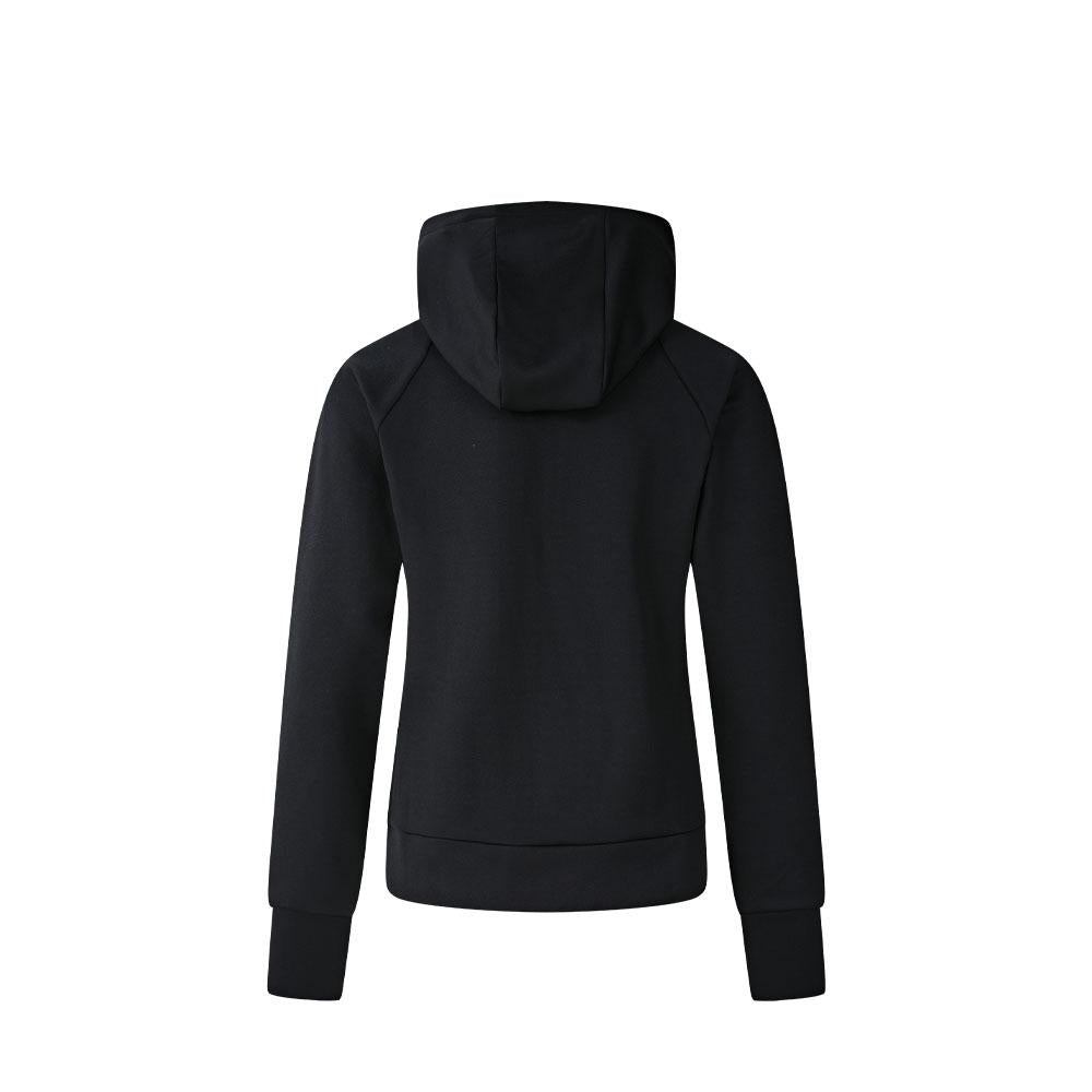 Women's knitted zipper jacket