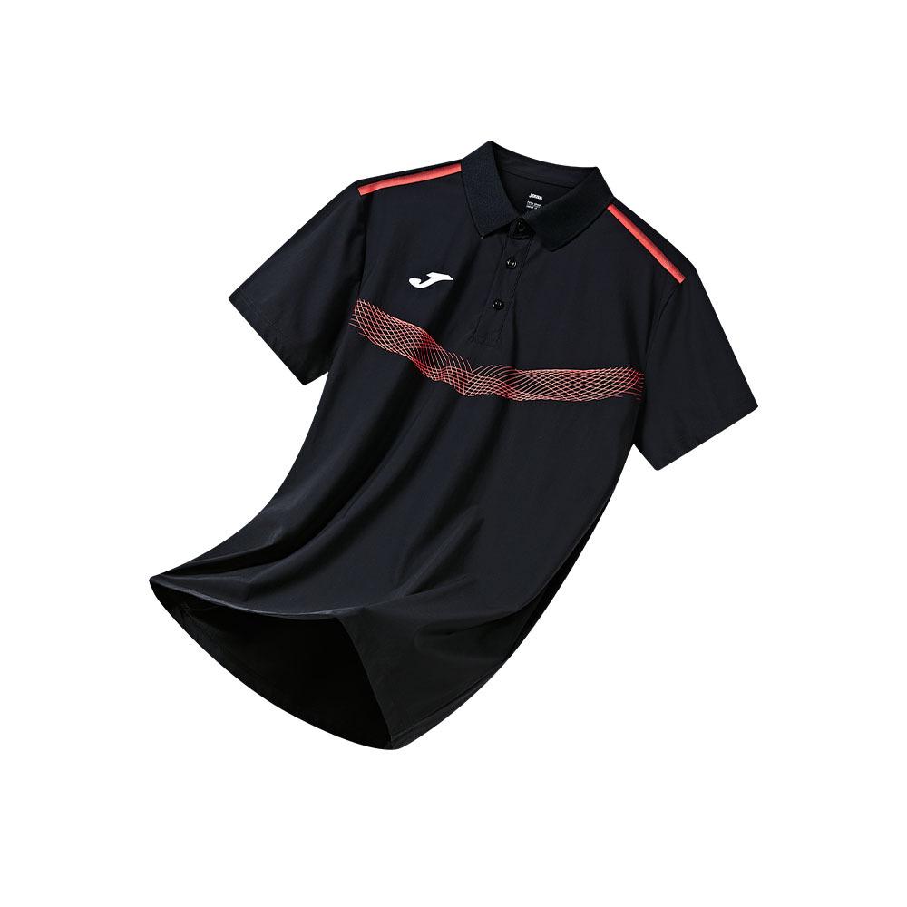 男裝網球&羽毛球短袖POLO恤 ~ -CHROMA網羽系列