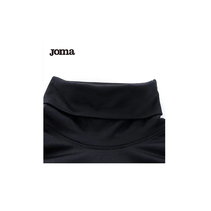 兒童高領加絨緊身長袖衫【黑色】