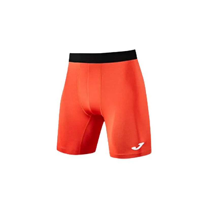 男裝緊身打底短褲【亮橙色】
