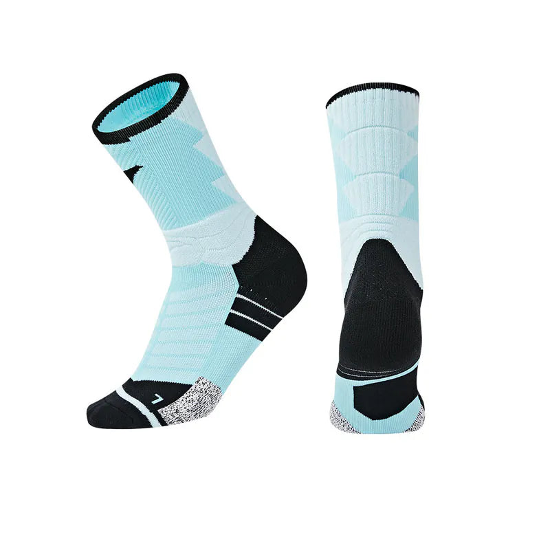 男裝籃球運動訓練長襪