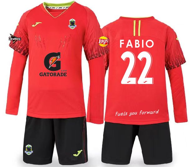 AFA_TEAM KIT - KID 3315FPB116 GK RED Set (Including 1 pair of sock)