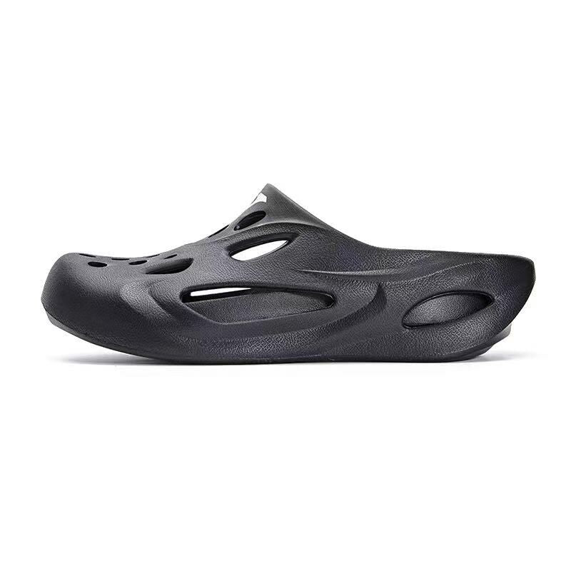 HOLLOW 新款洞洞拖鞋 ~ 男女同款 (黑)