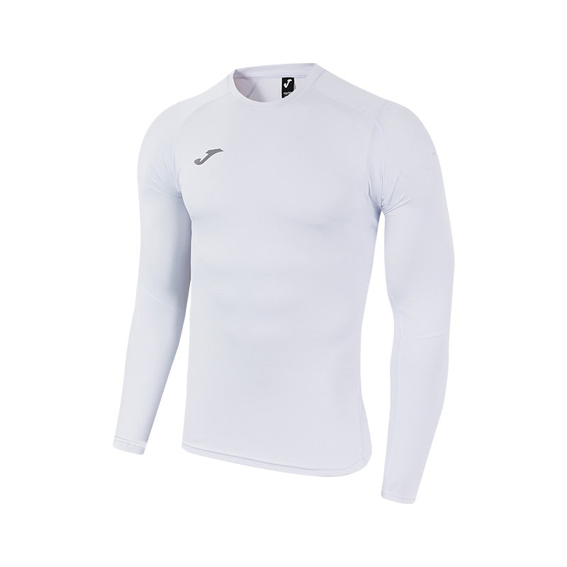 男子 緊身長袖運動衫【白色】