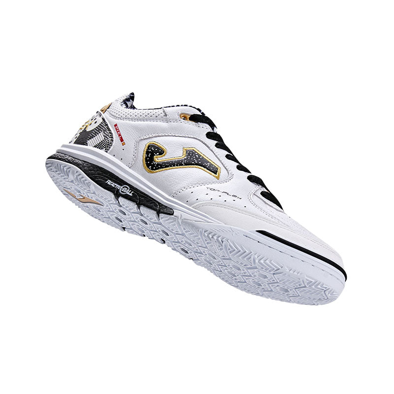 五人足球鞋 TOP FLEX REBOUND 23 石地/室内【白/黑】