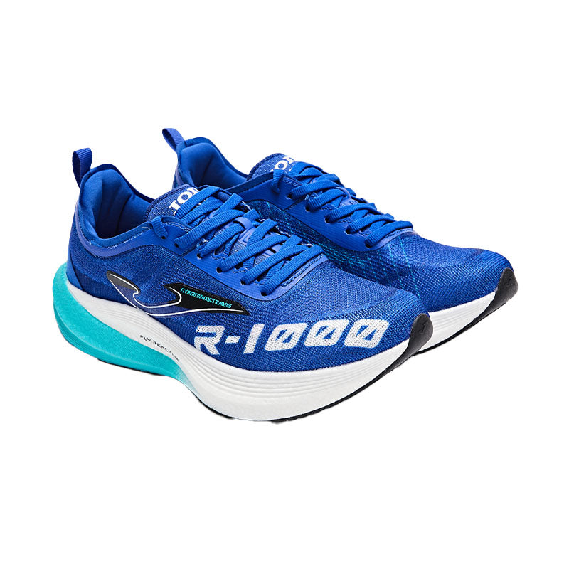 Professional carbon plate running shoes R1000 24, same style for men and women, blue