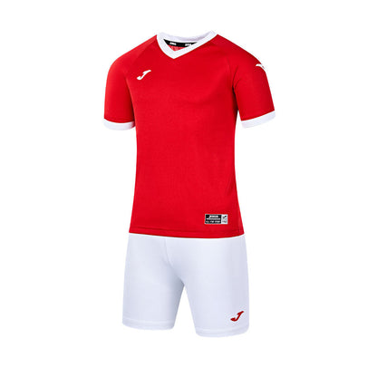 Children's short-sleeved football match suit (various color options)