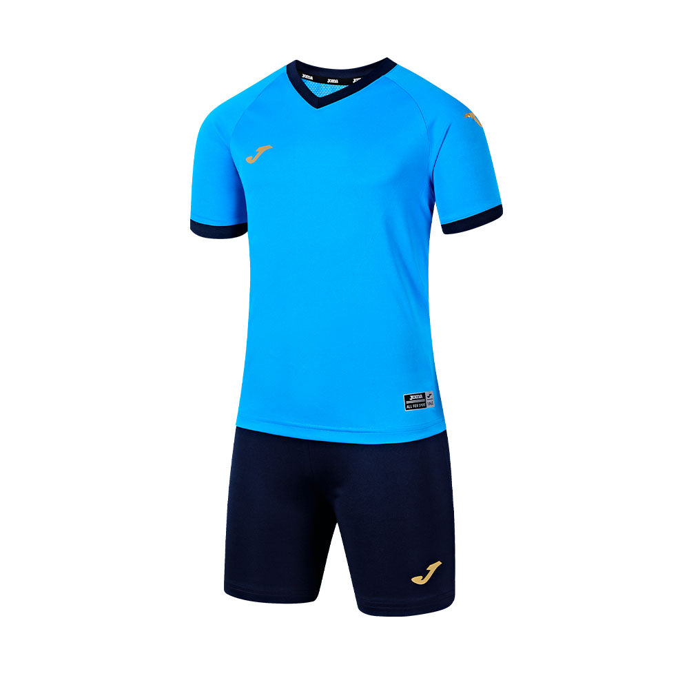 Children's short-sleeved football match suit (various color options)