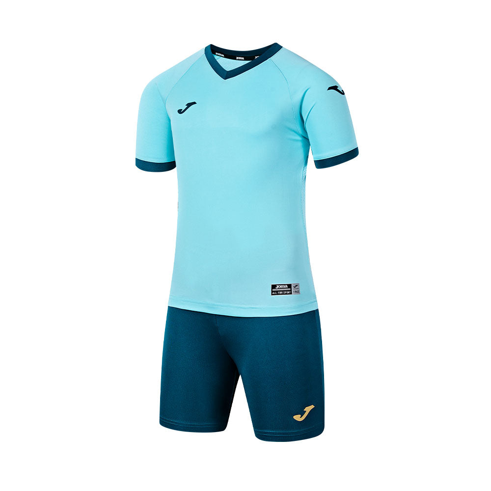 Children's short-sleeved football match suit (various color options)