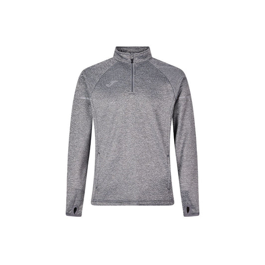 Men's half-zip plus velvet long-sleeved T-shirt ~ Training Series [Gray]
