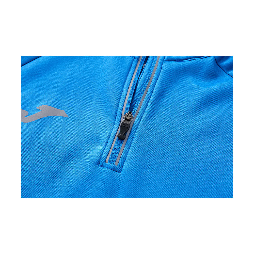 男裝半拉鍊加绒長袖T恤 ~ 訓練系列【寶藍色】