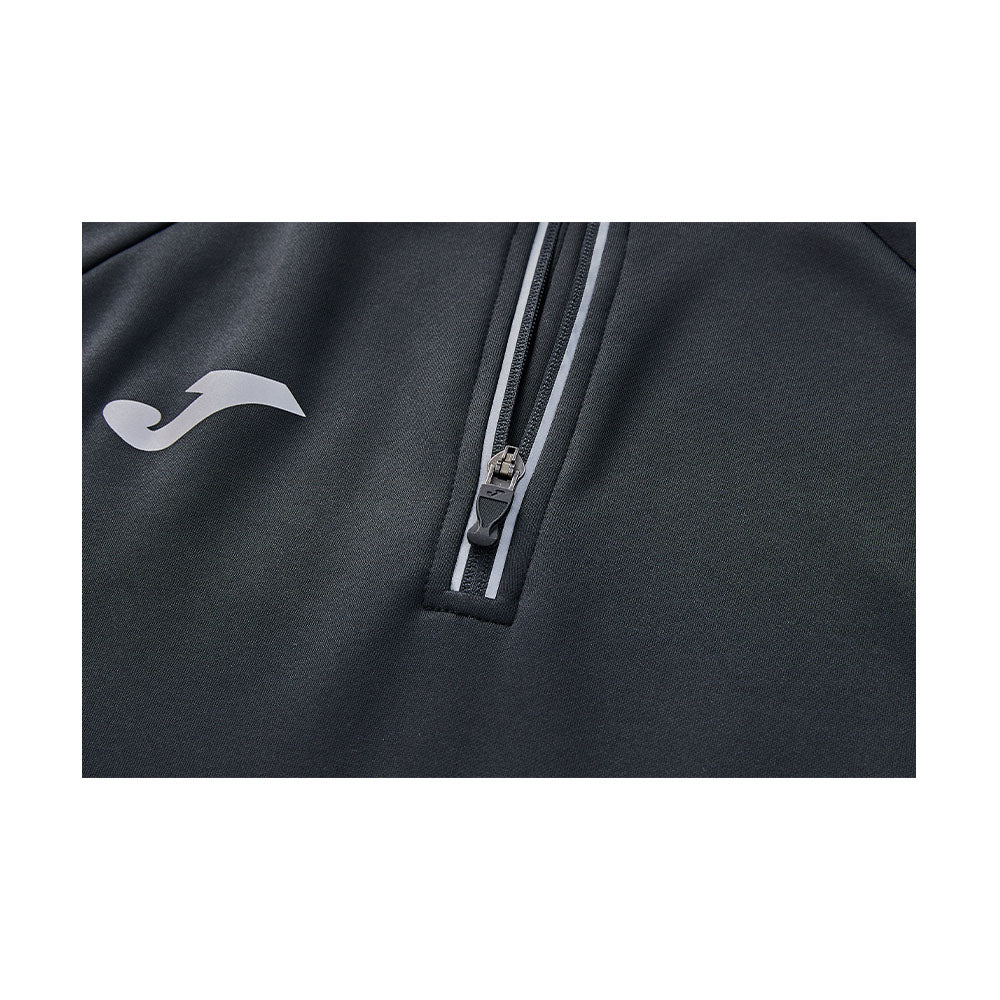 Men's half-zip plus fleece long-sleeved T-shirt ~ Training Series [Black]