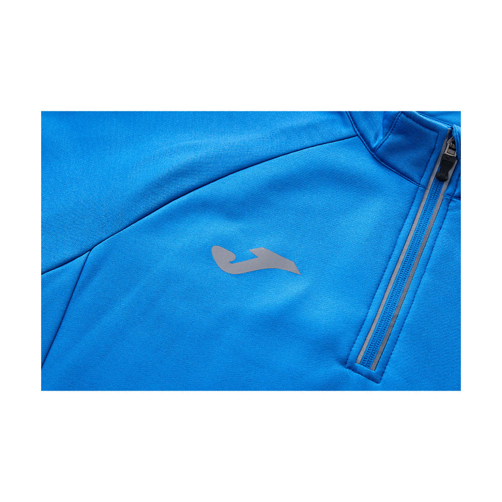 男裝半拉鍊加绒長袖T恤 ~ 訓練系列【寶藍色】