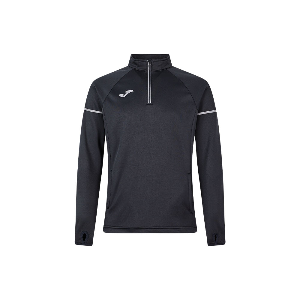 Men's half-zip plus fleece long-sleeved T-shirt ~ Training Series [Black]