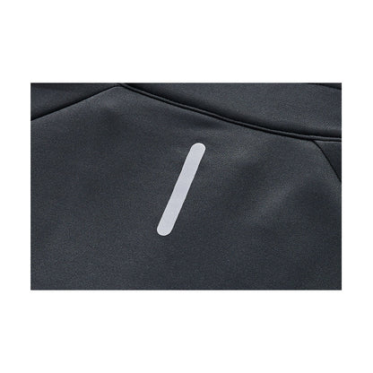 Men's half-zip plus fleece long-sleeved T-shirt ~ Training Series [Black]