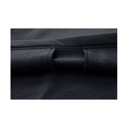 Men's half-zip plus fleece long-sleeved T-shirt ~ Training Series [Black]