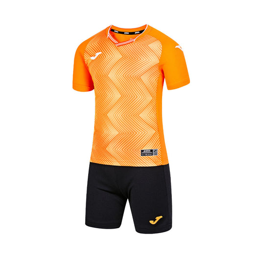Children's football uniforms (green/red/blue/orange/grey)