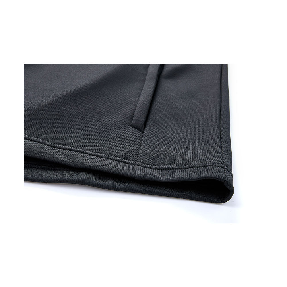 Men's half-zip plus fleece long-sleeved T-shirt ~ Training Series [Black]