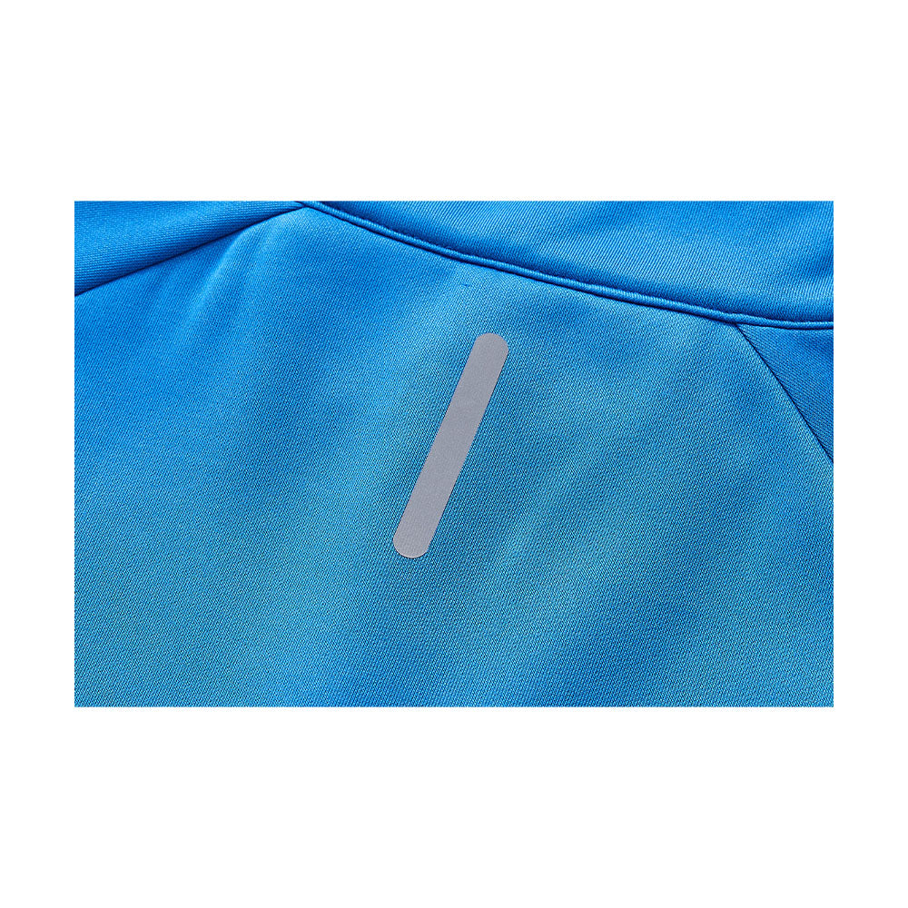 男裝半拉鍊加绒長袖T恤 ~ 訓練系列【寶藍色】