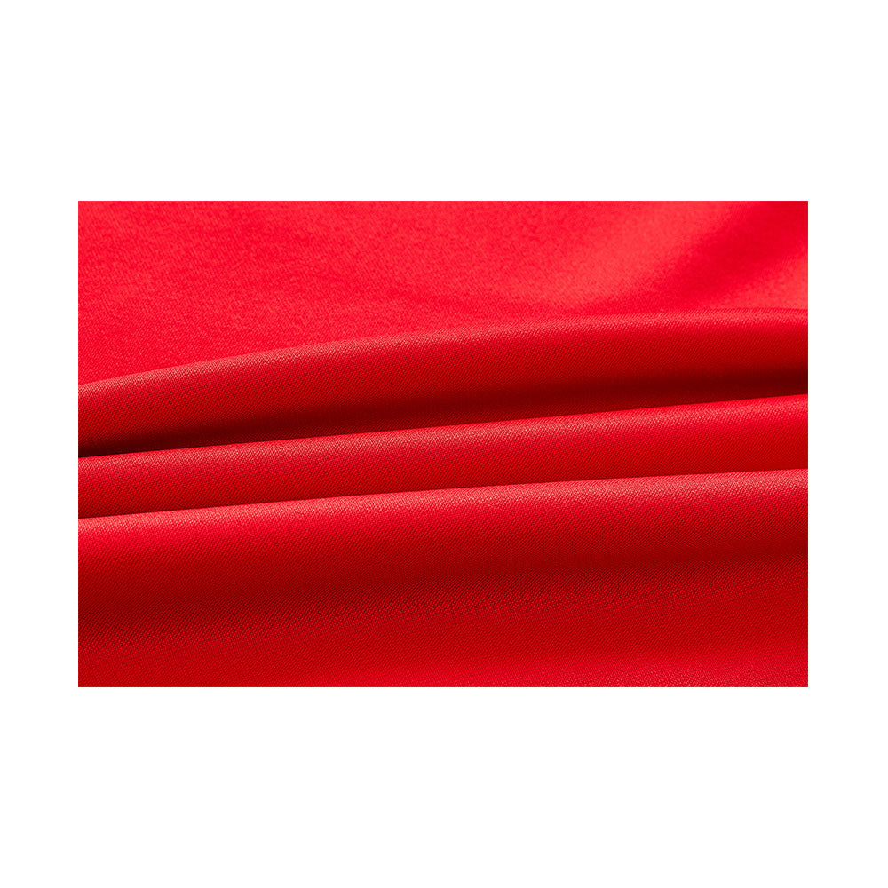 Men's half-zip plus velvet long-sleeved T-shirt ~ Training Series [Red]