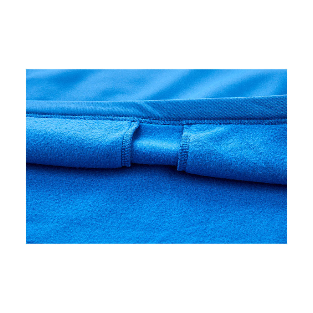 男裝半拉鍊加绒長袖T恤 ~ 訓練系列【寶藍色】