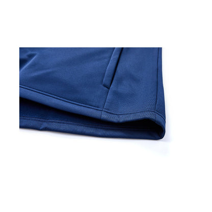 Men's half-zip plus fleece long-sleeved T-shirt ~ Training Series [Dark Blue]