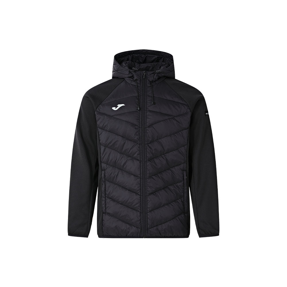 Men's hooded down jacket