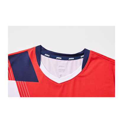 Women's Tennis/Badminton Short Sleeve T-Shirt ~ GLORYA Series [Red]