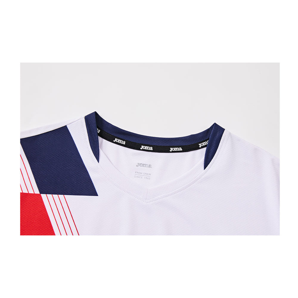 Women's Tennis/Badminton Short Sleeve T-Shirt ~ GLORYA Series [White]