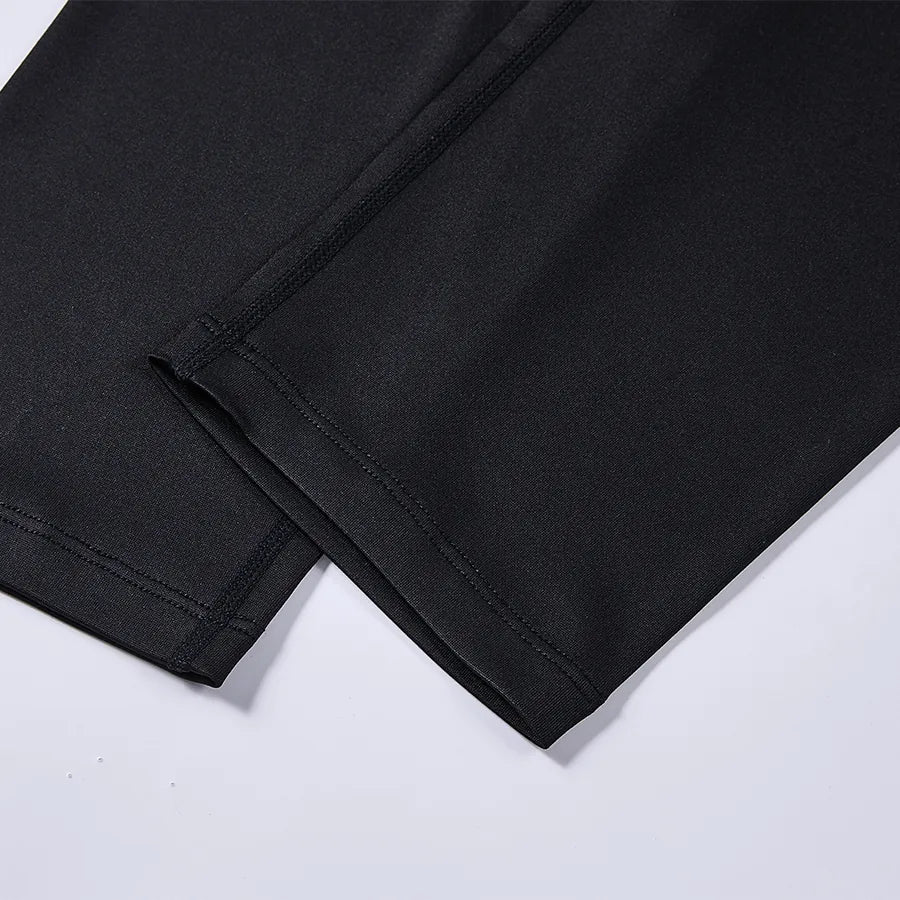 Tight cropped pants [black/blue/red]