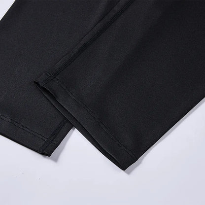 Tight cropped pants [black/blue/red]
