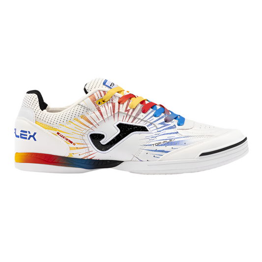 Futsal World Cup Special Series Futsal Shoes TOP FLEX (Stone Ground/Indoor) [White and Red]