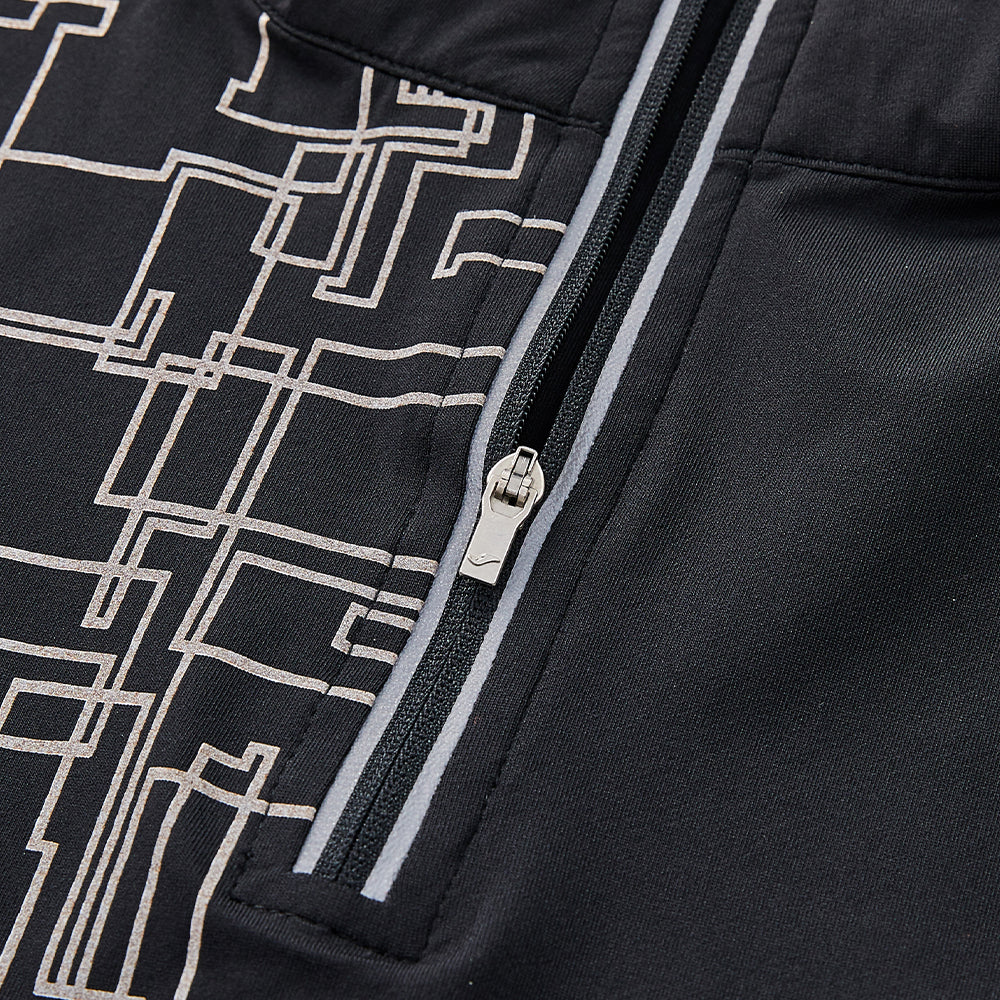 男裝半拉鏈訓練長袖