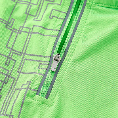 男裝半拉鏈訓練長袖