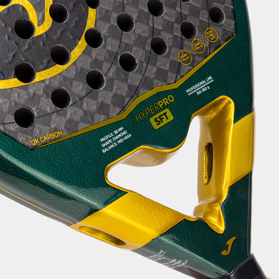 Joma Hyper Pro SFT 專業板網球拍｜綠黑