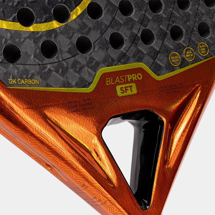 Joma Blast Pro SFT 專業板網球拍｜橙黑