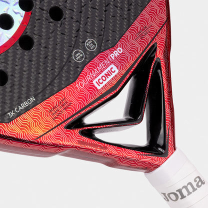 Joma Tournament Pro Iconic 板網球拍｜黑紅