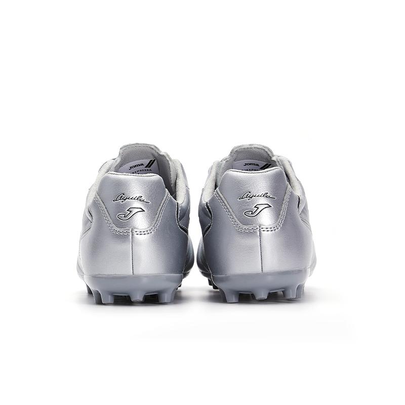 女子袋鼠皮足球鞋 AGUILA  -MG 【銀色】