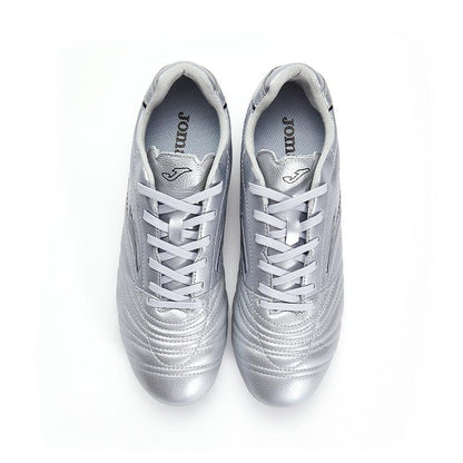 女子袋鼠皮足球鞋 AGUILA  -MG 【銀色】