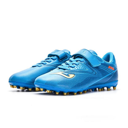 兒童魔術貼足球鞋 REVERSE - MG【深藍色】