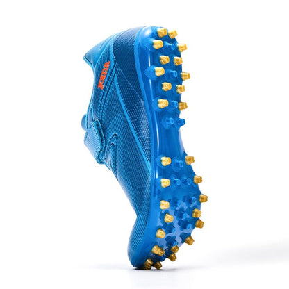 兒童魔術貼足球鞋 REVERSE - MG【深藍色】