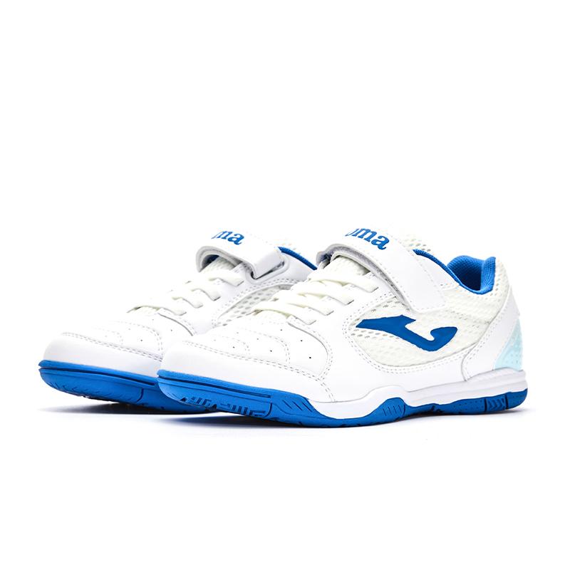 Children's futsal shoes DRIBLING GOL (stone floor/indoor) [white blue]