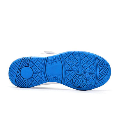 Children's futsal shoes DRIBLING GOL (stone floor/indoor) [white blue]