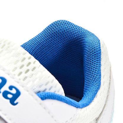Children's futsal shoes DRIBLING GOL (stone floor/indoor) [white blue]