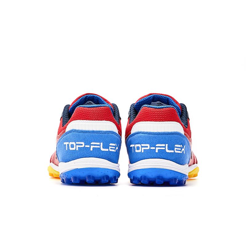 Adult broken spike football shoes TOP FLEX - TF [red/blue]