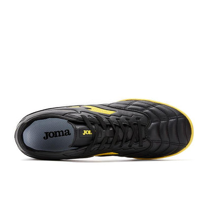 成人碎釘足球鞋 LIGA T1 - TF【黑/黃色】