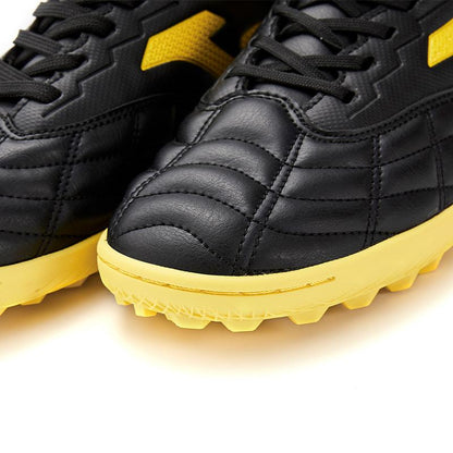 成人碎釘足球鞋 LIGA T1 - TF【黑/黃色】