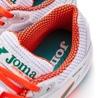 成人碎釘足球鞋 DRIBLING- TF【白綠色】