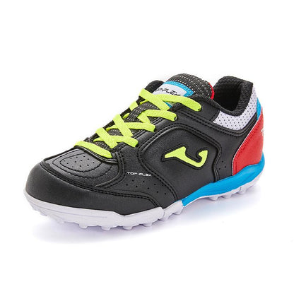 Children's spiked soccer shoes TOP FLEX - TF [black and green]