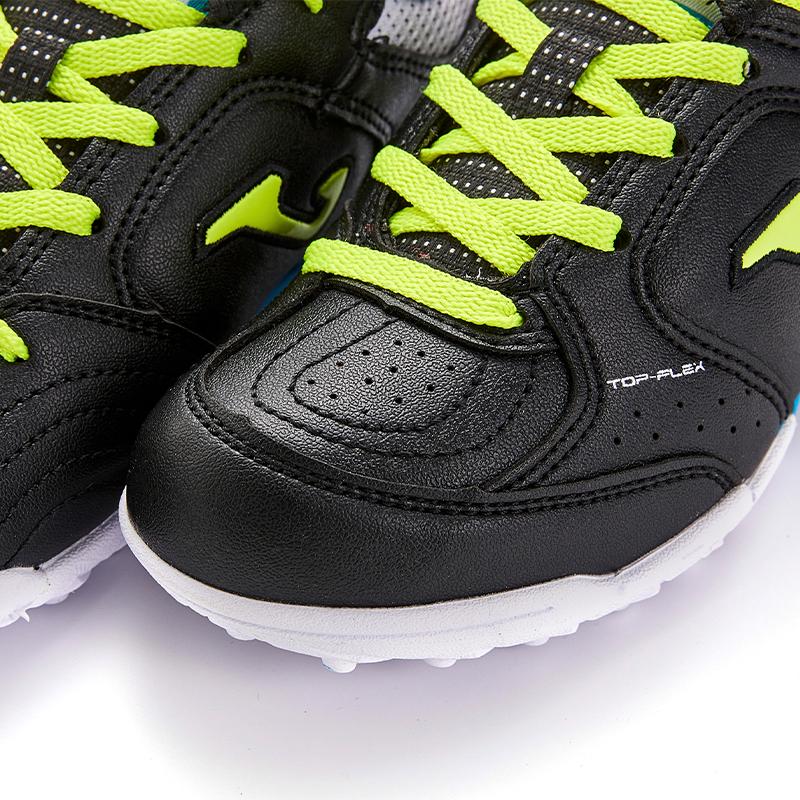 Children's spiked soccer shoes TOP FLEX - TF [black and green]